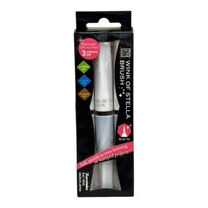 Wink of Stella Brush Tip Glitter Pen Landscape Green 040 Blue 030 Brown 060